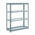 Global Industrial 4 Shelf, Boltless Shelving, Starter, 48inW x 24inD x 72inH, Wire Deck B2297535